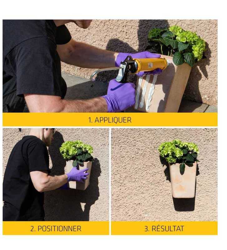 MASTIC COLLE PRO-11FC blanc 300ML SIKA