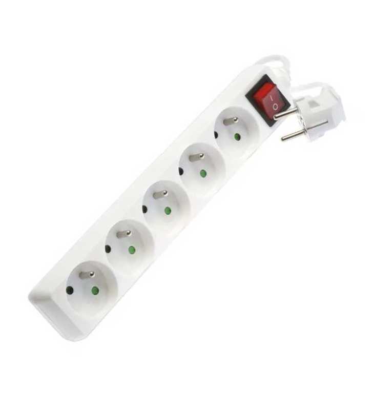 Bloc Multiprise 5P + Interrupteur 3 m