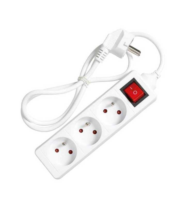 Bloc Multiprise 3P + Interrupteur 1,4 m STIEL