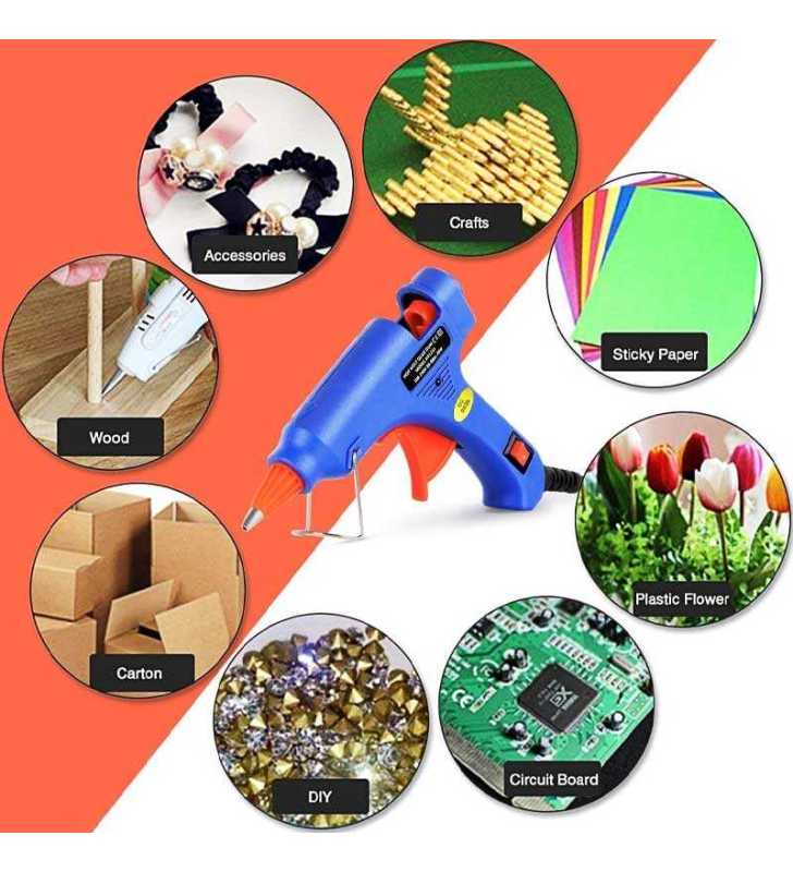 Lot de 10 BÂTONS DE COLLE TRANSPARENT grand modèle