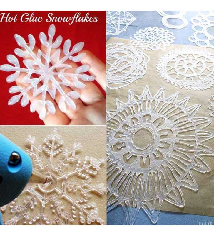 Lot de 10 BÂTONS DE COLLE TRANSPARENT grand modèle