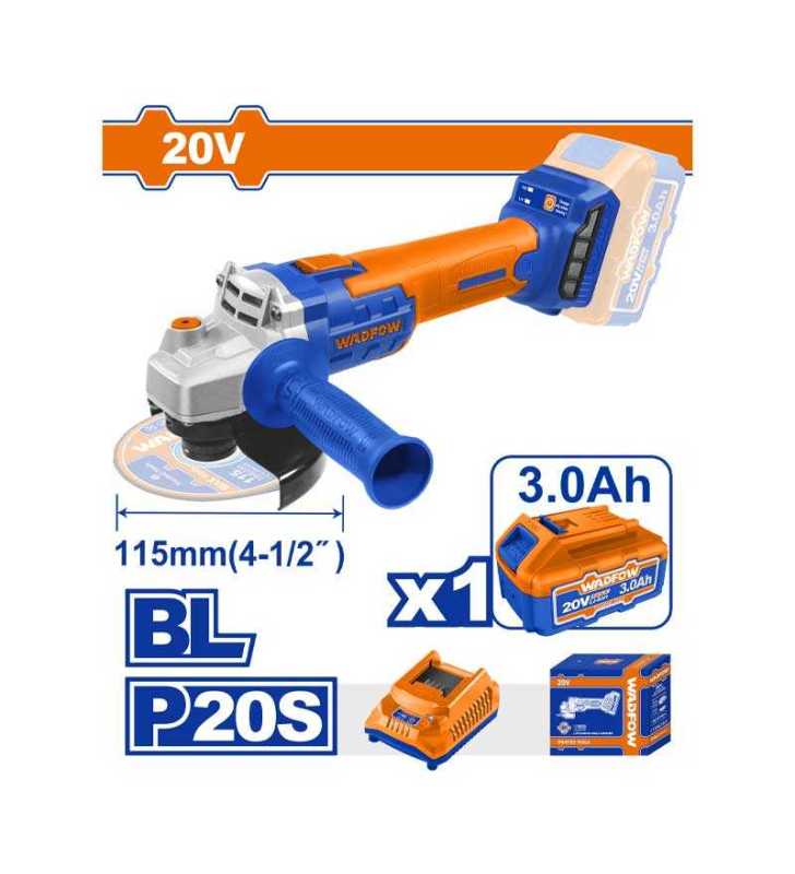 Meuleuse d'angle sans fil 115mm- 20v- wlapm21wadfow