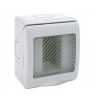 BOITE ETANCHE APPARENTE IP55 1 MODULE S45 BLANC somef