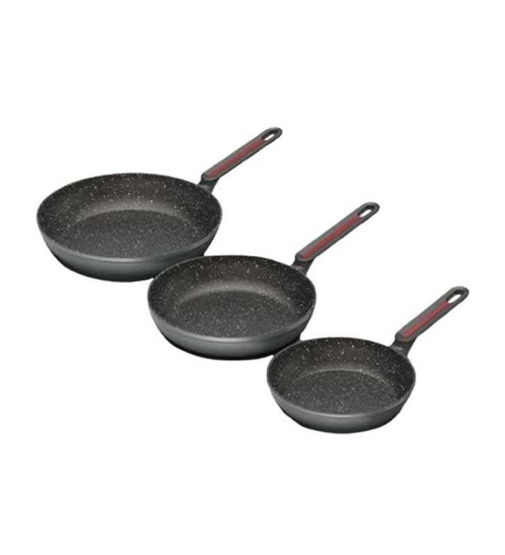 Set de 3 poêles 18- 22 – 26cm -TAF-03POS techwood