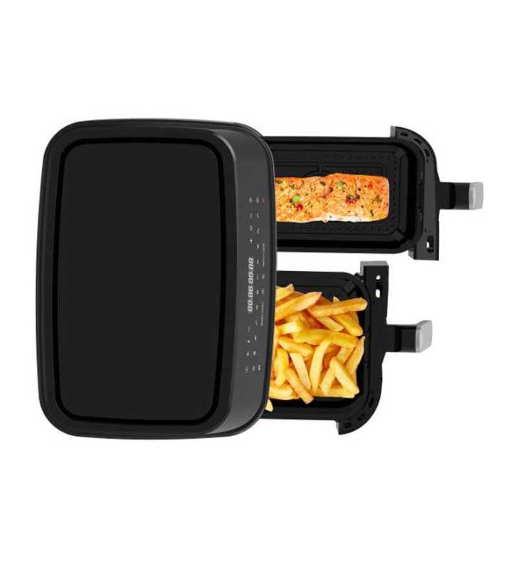 Friteuse sans Huile Duo - 5.5L+3.3L CS-927 techwood