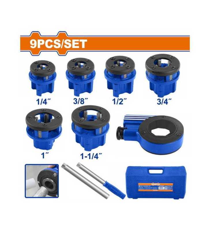 Jeu de 9 matrices 1/4" à 1-1/4" WJK1D61 WADFOW