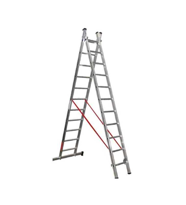 ECHELLE DOUBLE en aluminium 3.5MX2 ASCADA ECHELLE DOUBLE en aluminium 3.5MX2 ASCADA