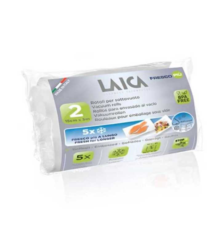 Rouleaux Pour Emballage Sous Vide VT35052 2 rouleaux 28 x 3 cm LAICA