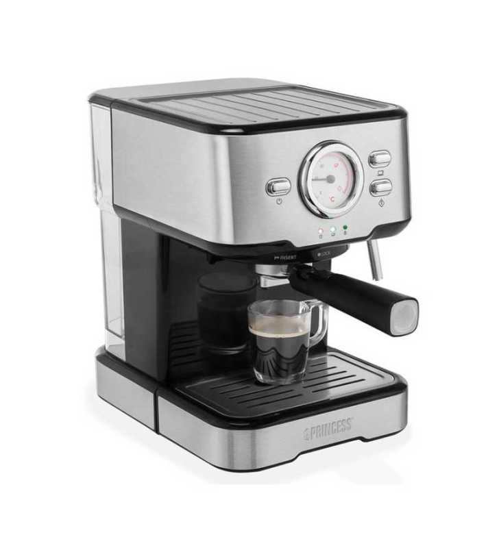 Cafetière Expresso   1100W - Inox PRINCESS