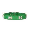 Collier Cuir Avec Motif Os Pour Chien 56 cm