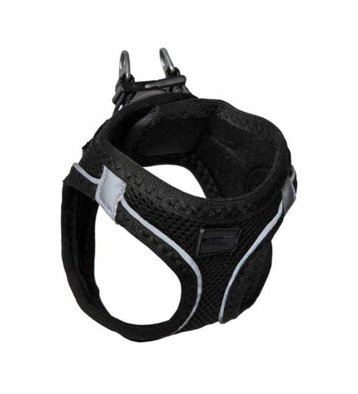 Harnais en nylon air mesh noir taille xxs