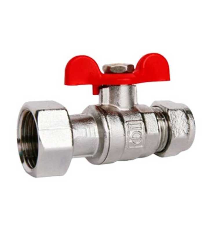 VANNE BS DROITE ECROU LIBRE 3/4"F PEX20 A SOPAL