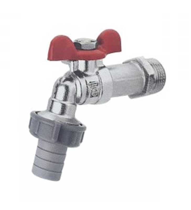 ROBINET JARDIN 15/21 PAPILLON CHROME SOPAL ROBINET JARDIN 15/21 PAPILLON CHROME SOPAL