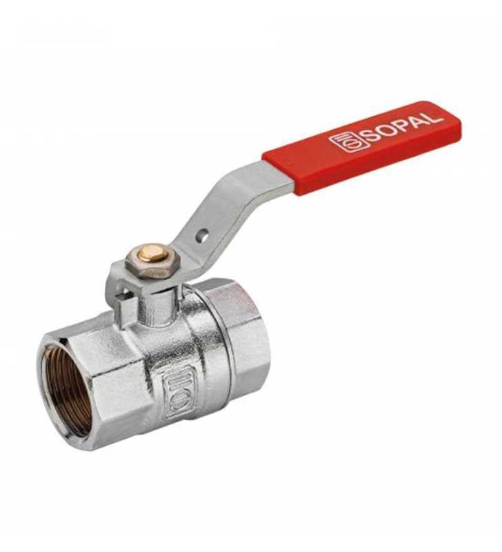 VANNE A PASSAGE INTEGRAL 40/49FF AVEC LEVIER SOPAL