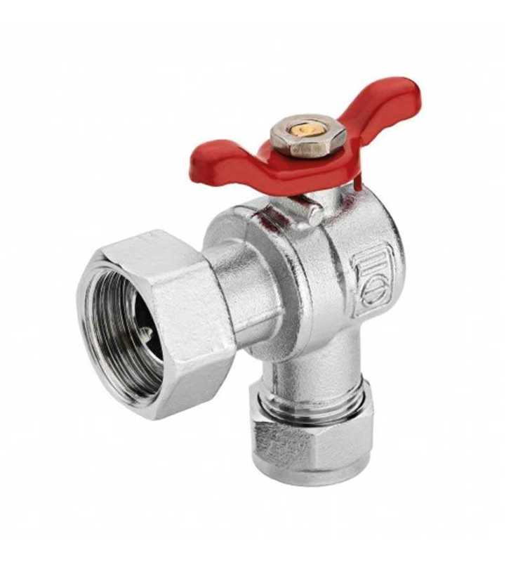 -vanne coude écrou libre 26/34 femelle pex26 sopal