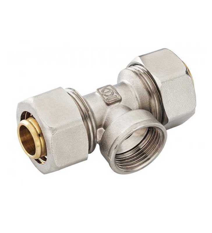 RACCORD EN TE PEX 20 20/27 FEMELLE A VISSER SOPAL RACCORD EN TE PEX 20 20/27 FEMELLE A VISSER SOPAL