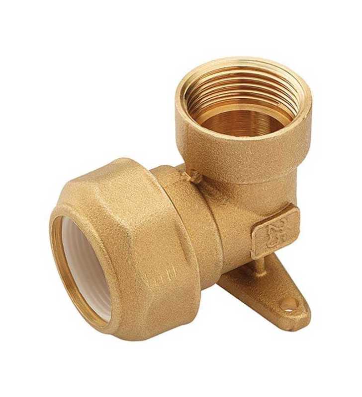 COUDE APPLIQUE LAITON BARGATAIRE D25G 15/21 FEMELLE SOPAL