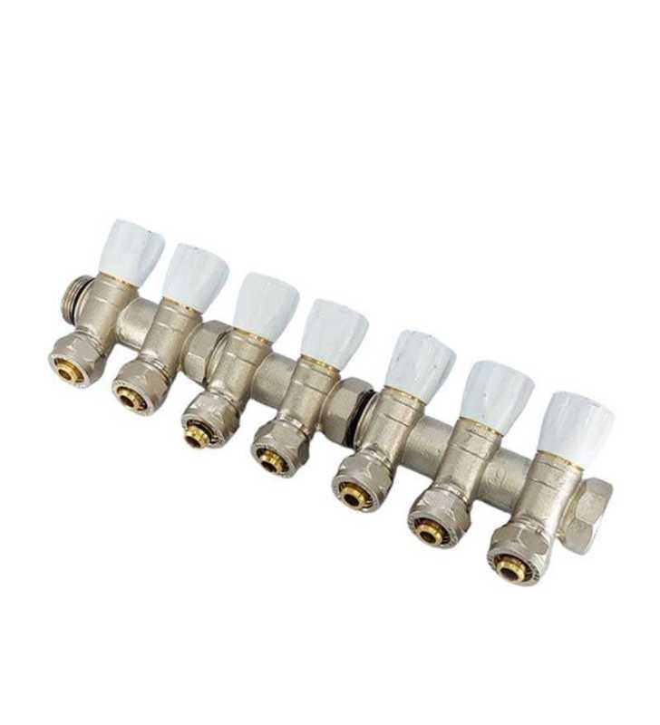 COLLECTEUR INCLINE 7 VOIES 1"  BLEU PEX16 E36 SOPAL