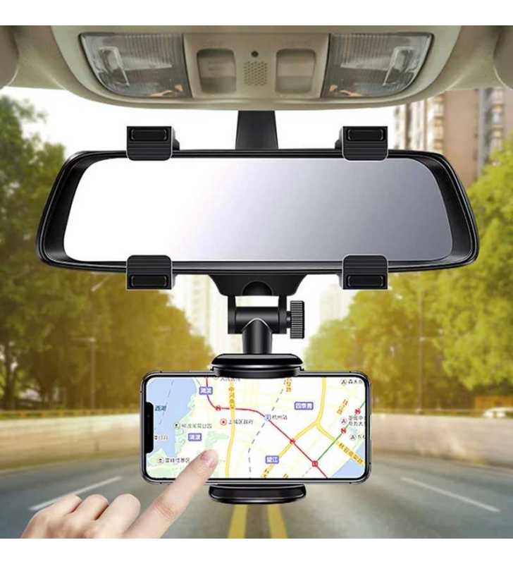 Support Téléphone pour Rétroviseur de Voiture H2