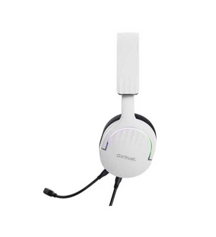 Micro Casque Gamer Filaire Gxt 490 Fayzo Usb 7.1 / Blanc Trust