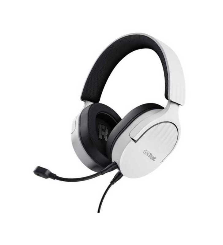 Micro Casque Gamer Filaire  Gxt 489 Fayzo - Blanc Trust