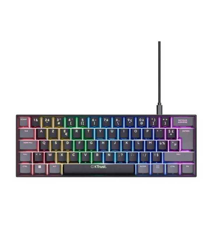Mini Clavier Gamer Filaire Mécanique Acira Gxt867 - Noir Trust