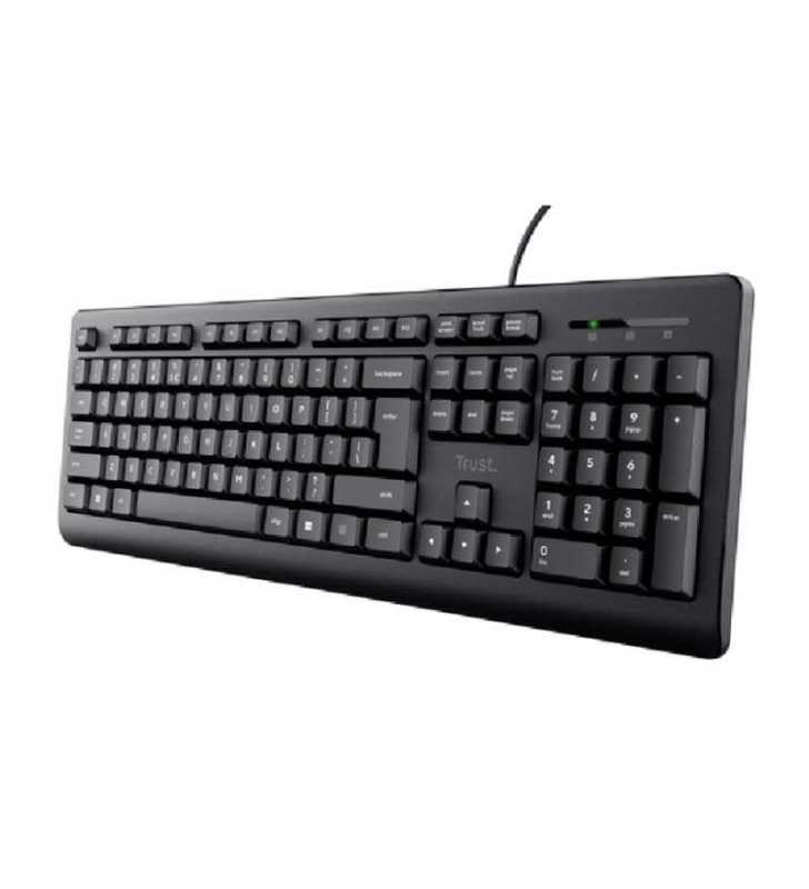 Clavier Filaire  Primo Azerty Français - Noir Trust