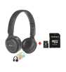 Pack Casque Bluetooth Y08 Pliable + Carte Mémoire Micro SD 32 Go Classe 10 Pack Casque Bluetooth Y08 Pliable + Carte Mémoire Micro SD 32 Go Classe 10