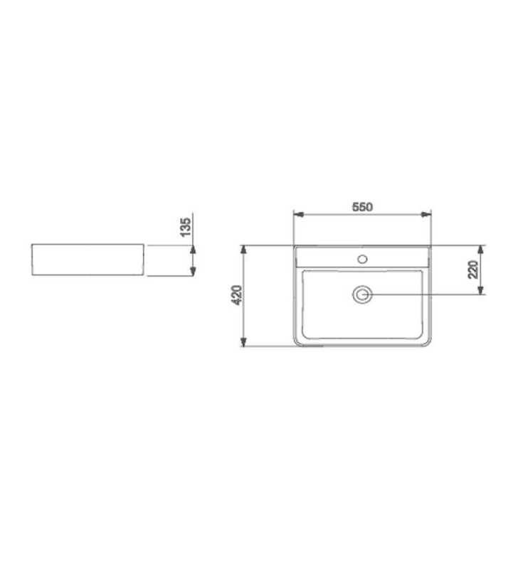 VASQUE RAPSODI 55X42 5055 GLASSY