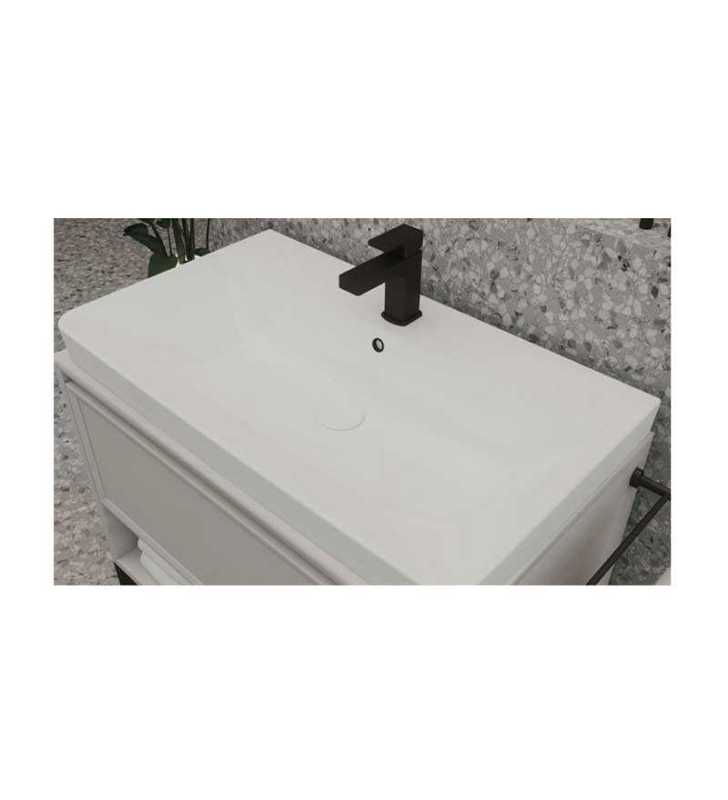 LAVABO POUR MEUBLE VIVACE 50X45 GLASSY