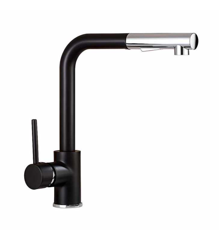 Mitigeur D'Évier Avec Douchette Noir 620 FRAMO