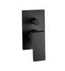Plaque de douche avec inverseur Noir E200 Plaque de douche avec inverseur Noir E200