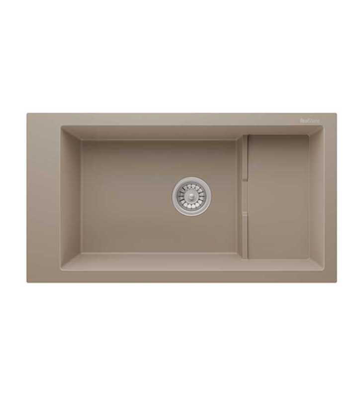 Evier en Granite PATARA Creme 770 x 460 cm Realstone