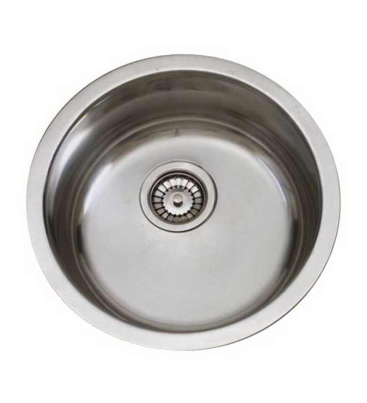 Évier en Inox 480X160 1bac-OVAL Encastré