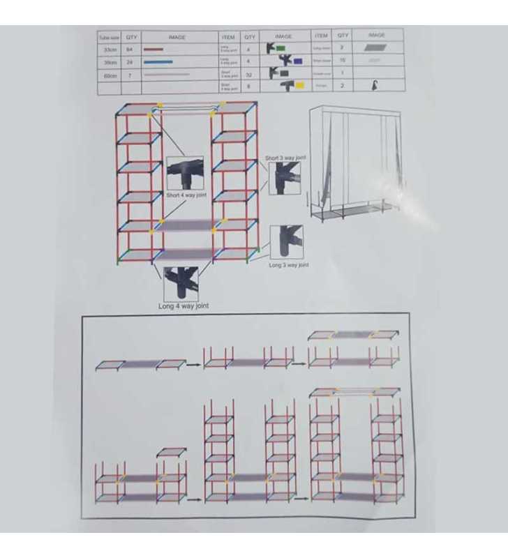 Armoire De Rangement En Tissu