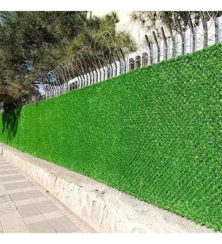 Grillage Galvanisé  avec Gazon Artificiel 1.5M/10M