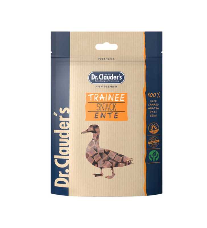 DR CLAUDER'S SNACK TRAINEE DUCK 80 GR DR CLAUDER'S SNACK TRAINEE DUCK 80 GR
