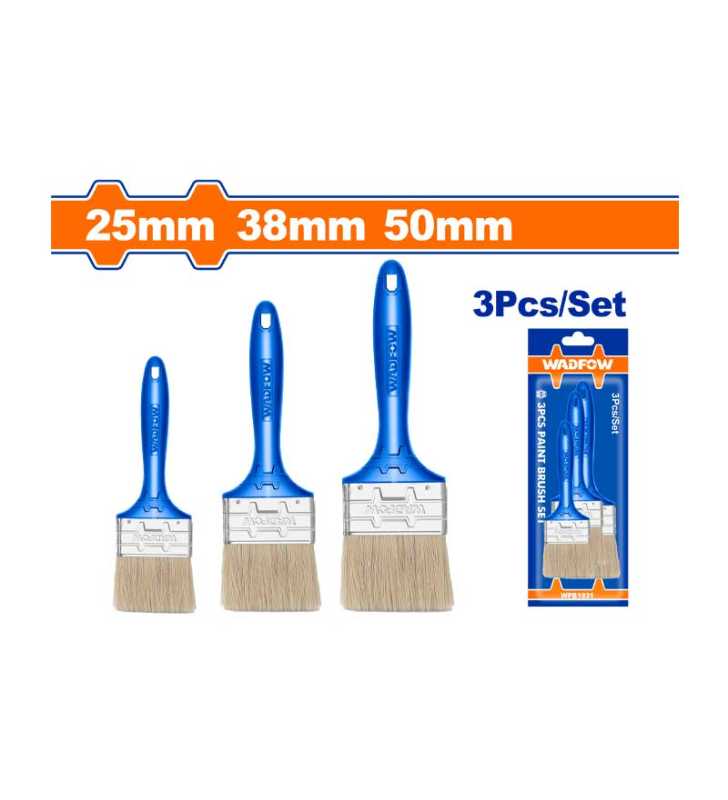 Lot de 3 pinceaux pour peinture à l'huile WADFOW WPB1931