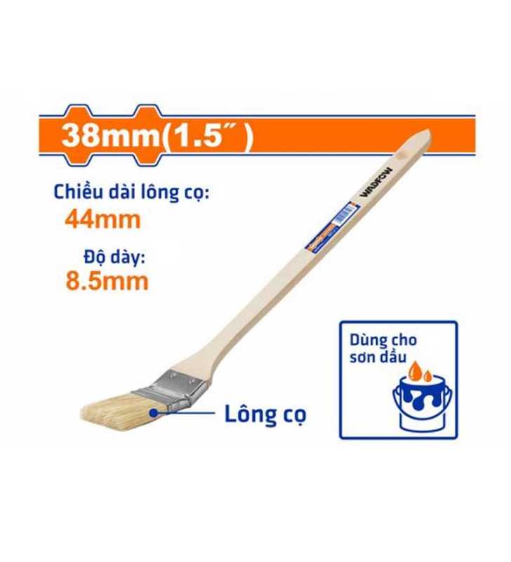Pinceau courbé pour peinture à l'huile 38 mm WPE3315 WADFOW Pinceau courbé pour peinture à l'huile 38 mm WPE3315 WADFOW