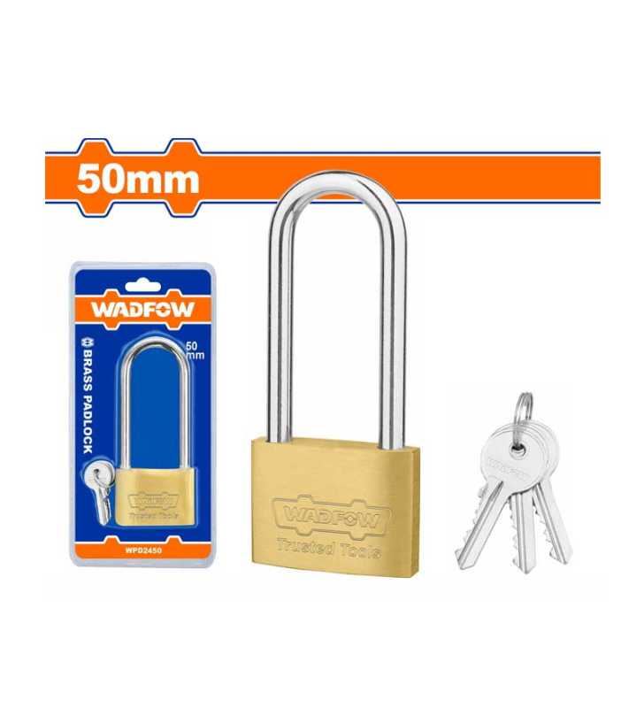 Cadenas en laiton à anse longue 50 mm WPD2450 WADFOW