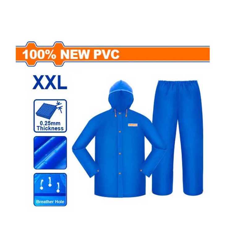 COMBINAISON DE PLUIE 100 % PVC WRC3XXL WADFOW COMBINAISON DE PLUIE 100 % PVC WRC3XXL WADFOW