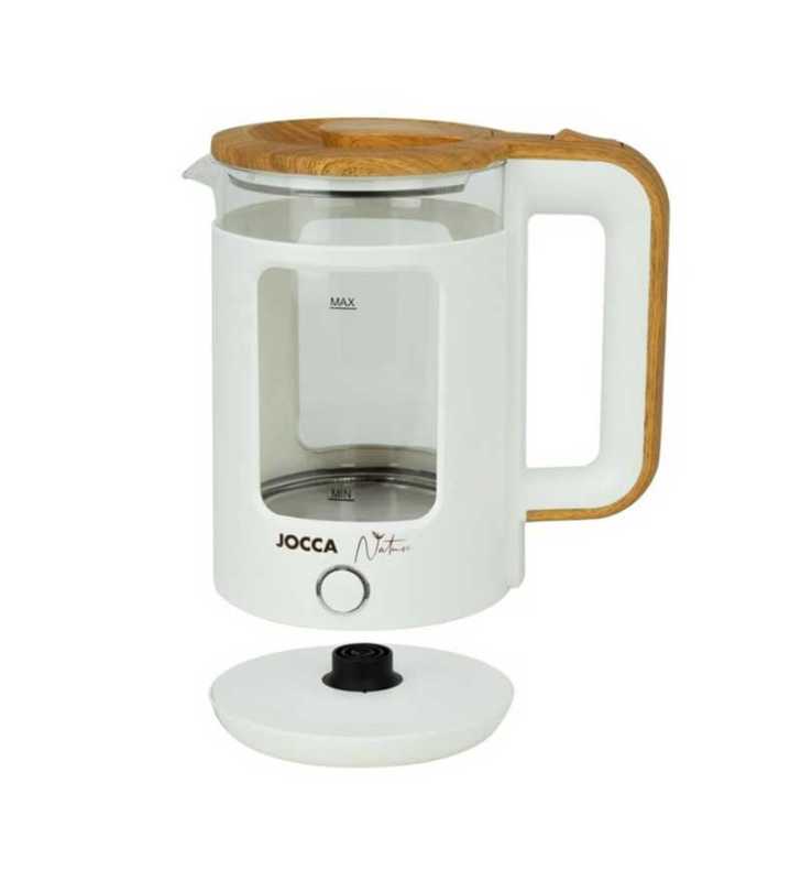 Bouilloire Électrique Nature 1500W 1.8 L Blanc JOCCA