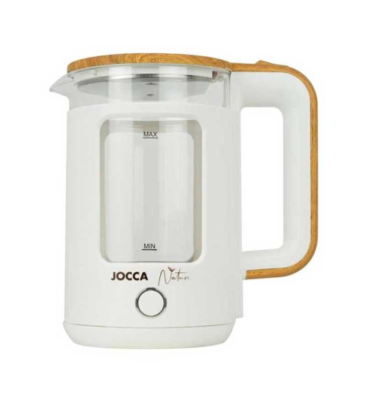 Bouilloire Électrique Nature 1500W 1.8 L Blanc JOCCA