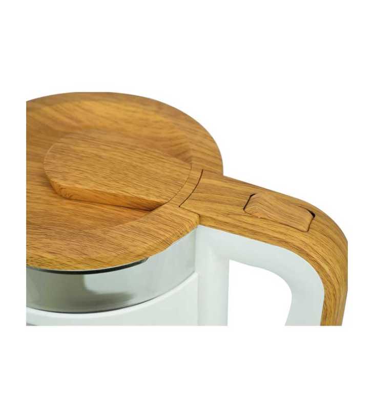 Bouilloire Électrique Nature 1500W 1.8 L Blanc JOCCA