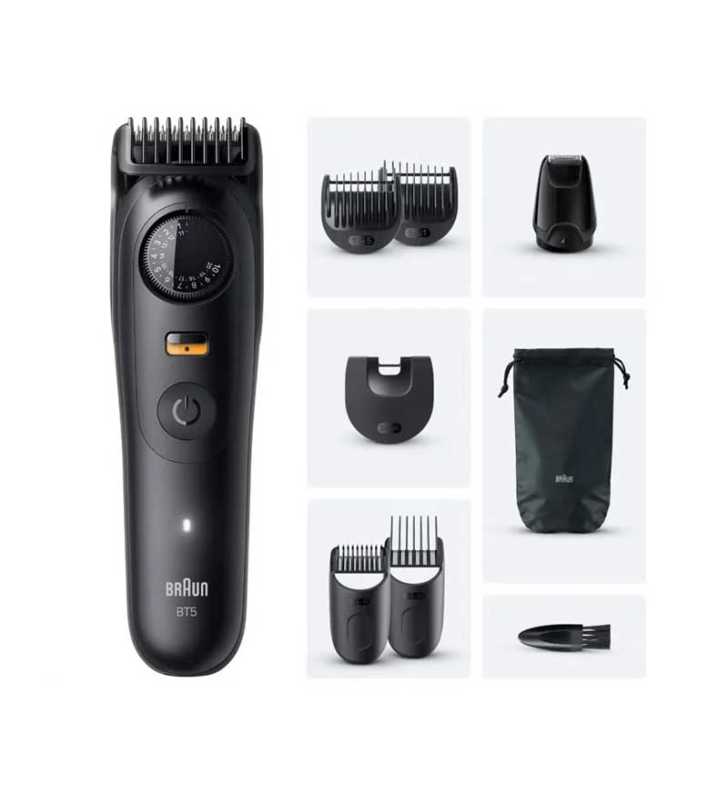 Tondeuse à Barbe Rechargeable 7en1 Série 5 BT5560 Noir Braun
