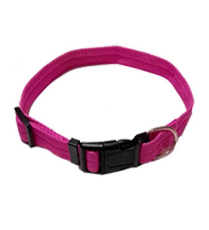 Collier En Nylon Pour Chien 25 cm Rose Collier En Nylon Pour Chien 25 cm Rose