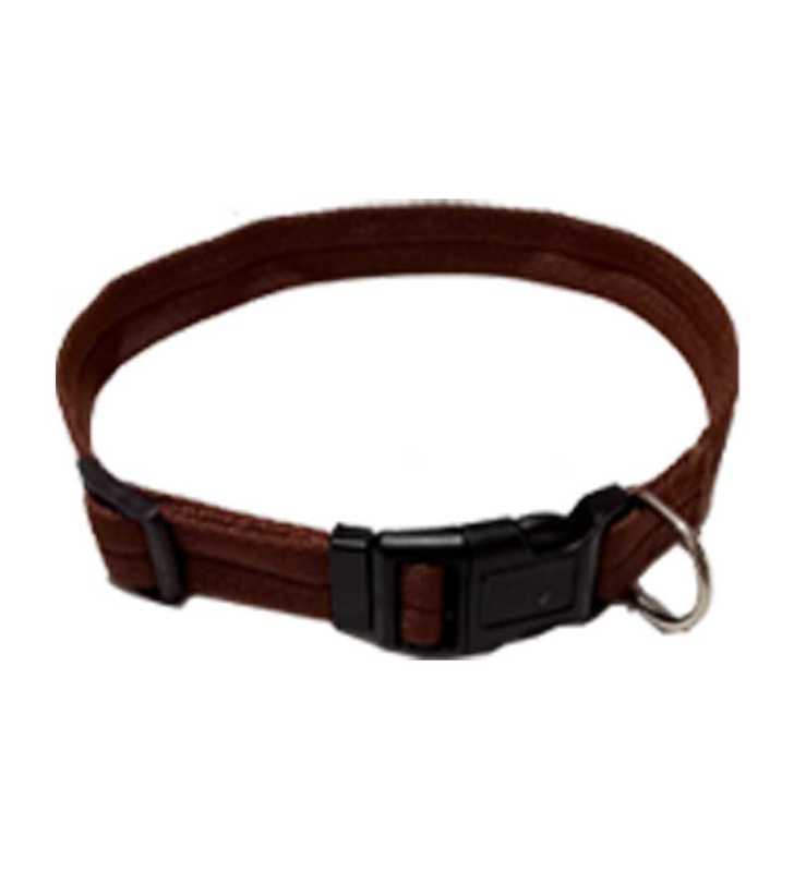 Collier En Nylon Pour Chien 25 cm Marron