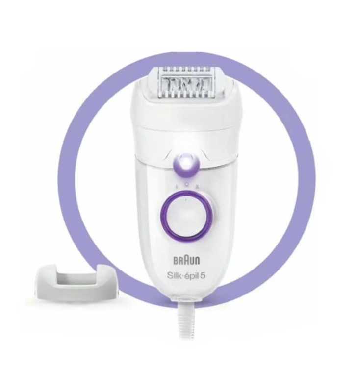 Épilateur SE5-505P Silk épil 5 - Blanc & Violet BRAUN