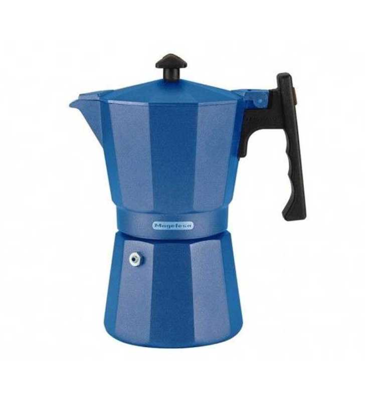 Cafetière Bleu en aluminium 6 Tasses Magefesa