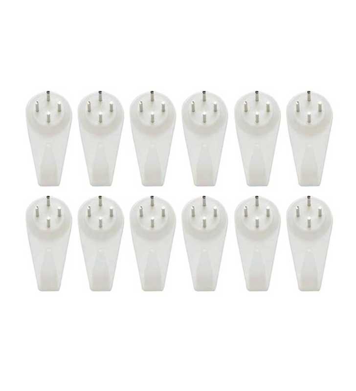 Lot de 10 crochets X en plastique grand Modèle